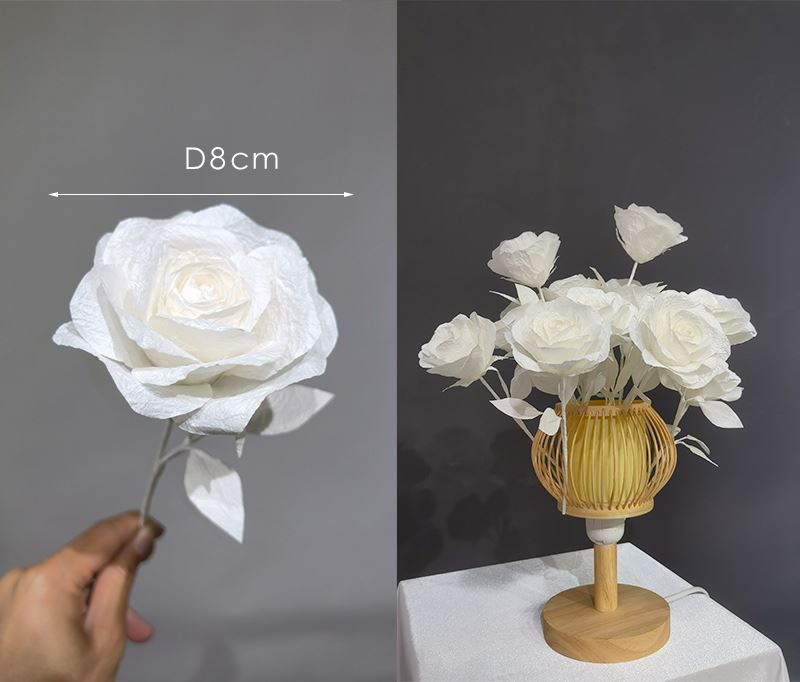 Mini -Papierblumen für Handwerk